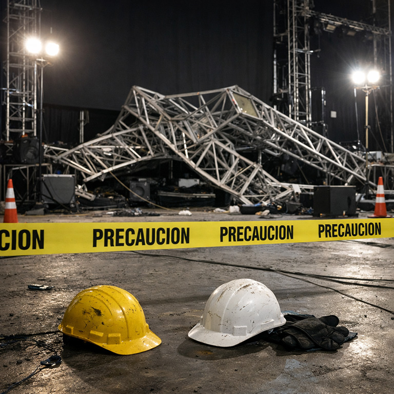 Accidente fatal en el montaje del concierto de Shakira en Rio